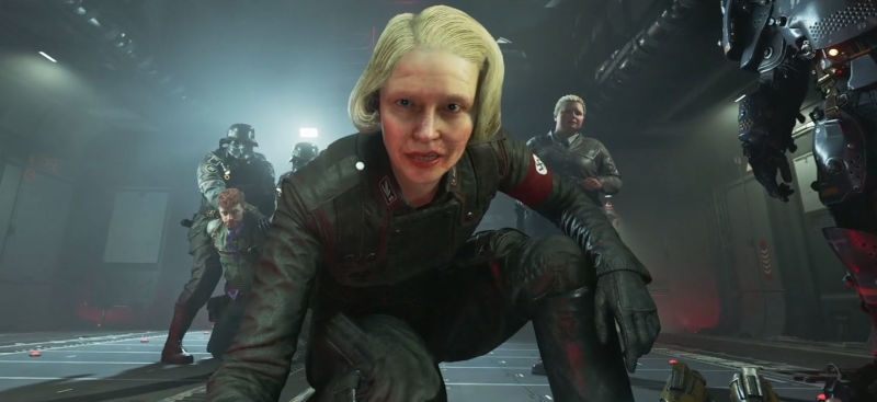 Frau Engel, la brutal villana del juego.